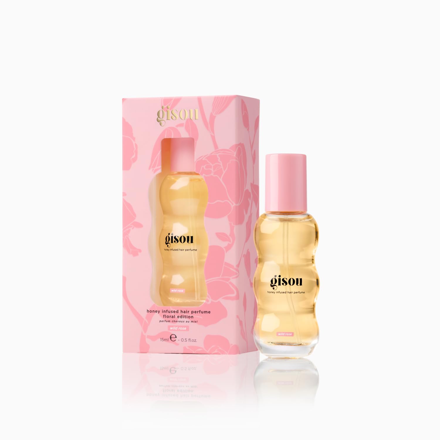 Gisou Lavender Berry scent closeup conveying calming berry, lavender aroma.