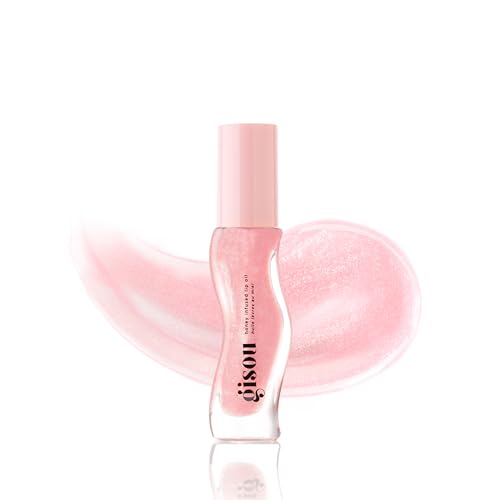 Gisou Watermelon Sugar lip oil applicator glide delivers comfortable non-sticky shine