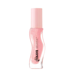Gisou lip oil Watermelon Sugar bottle shows hydrating glossy finish for dry lips