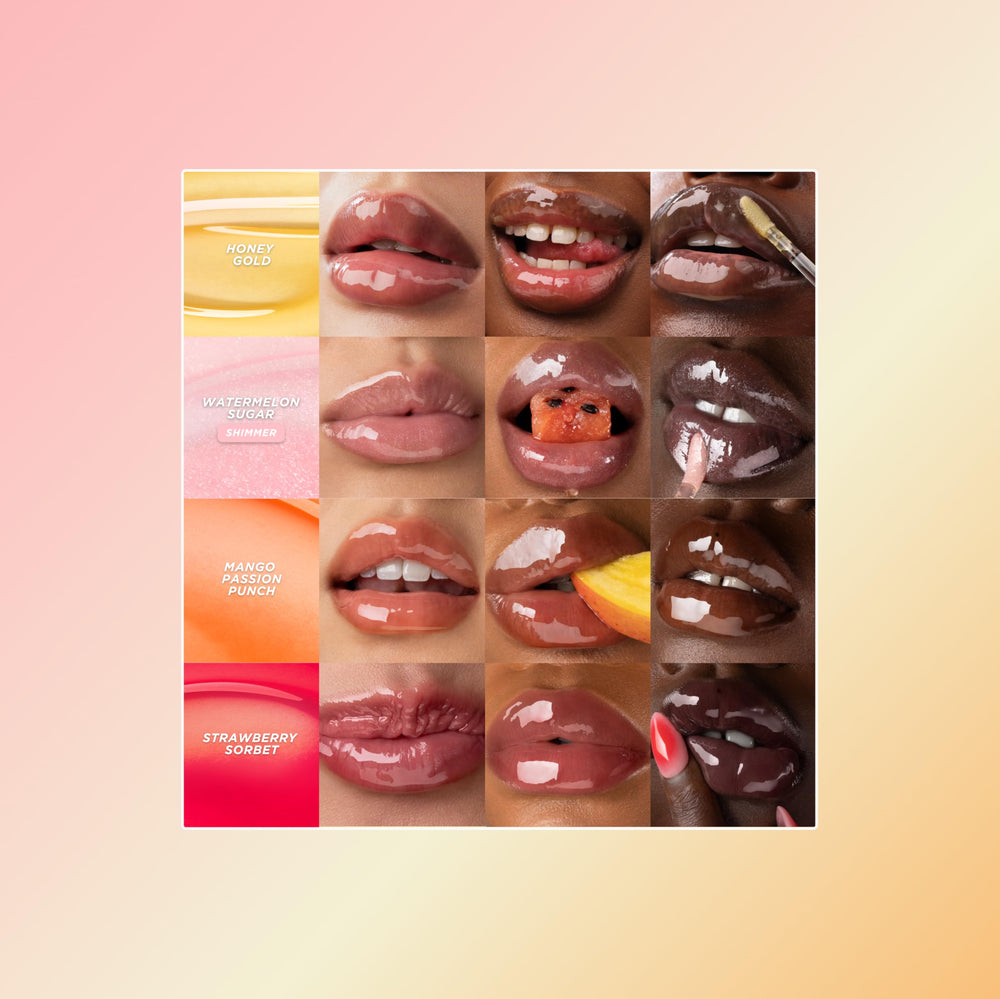 Gisou Lip Oil Watermelon Sugar light-reflection highlights lip moisture