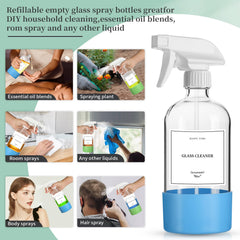 GIVAMEIHF adjustable nozzle shows full mist, directional spray, and off modes for versatility