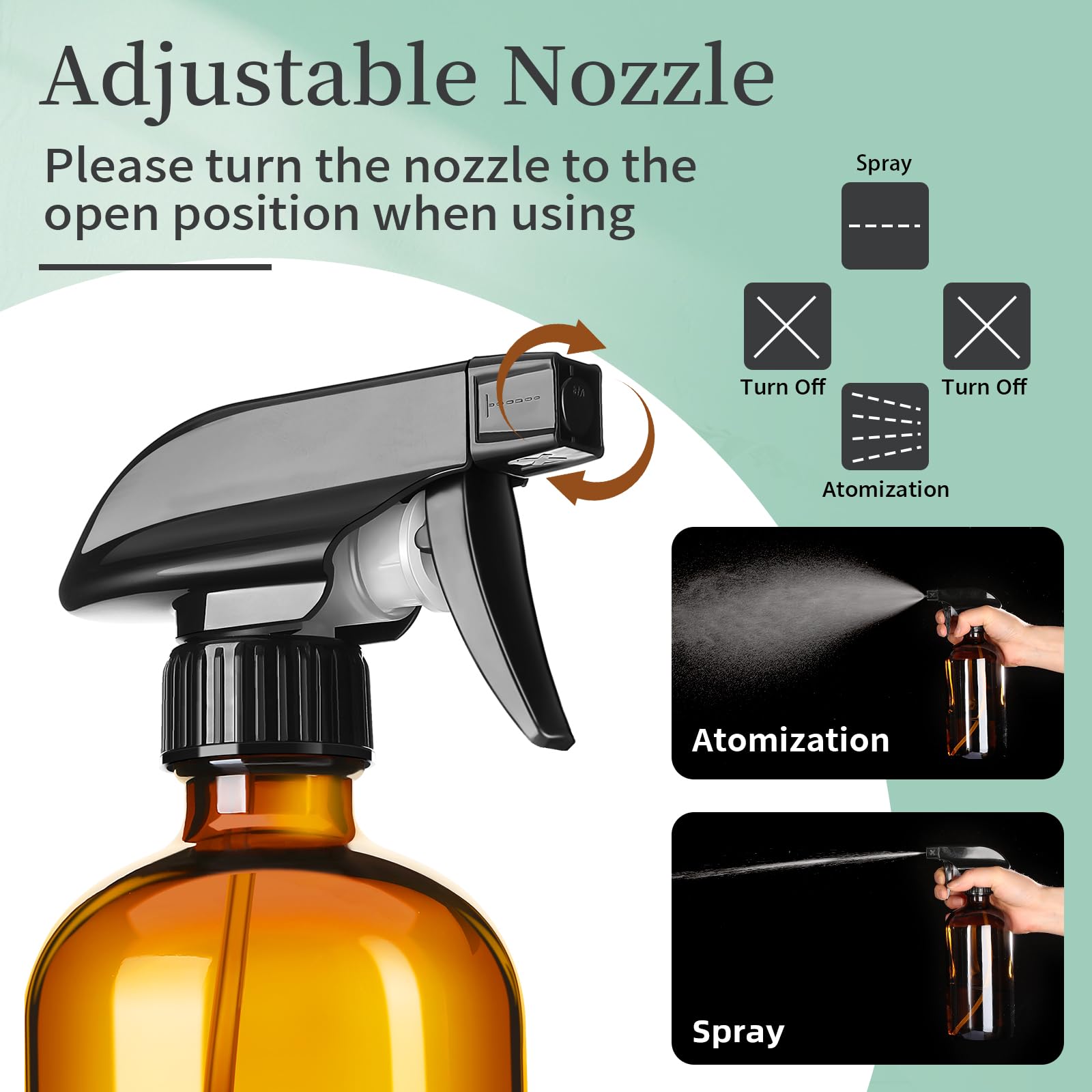 GIVAMEIHF amber glass preserves essential oils' potency and freshness over time
