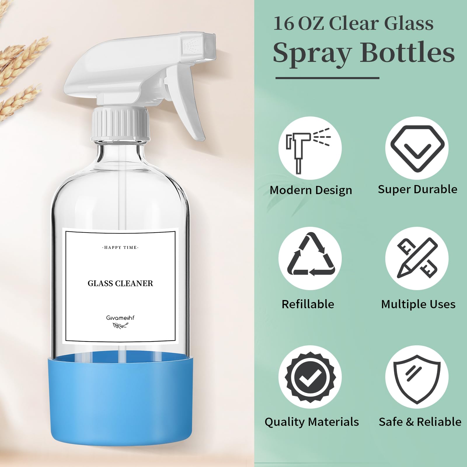 GIVAMEIHF color-coded labels help differentiate liquids to avoid mix-ups
