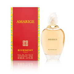 Givenchy Amarige bottle, front view, a classic floral perfume for casual wear.