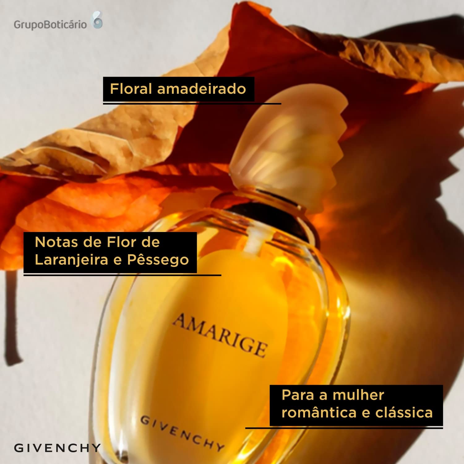 Givenchy Amarige packaging box indicating premium presentation