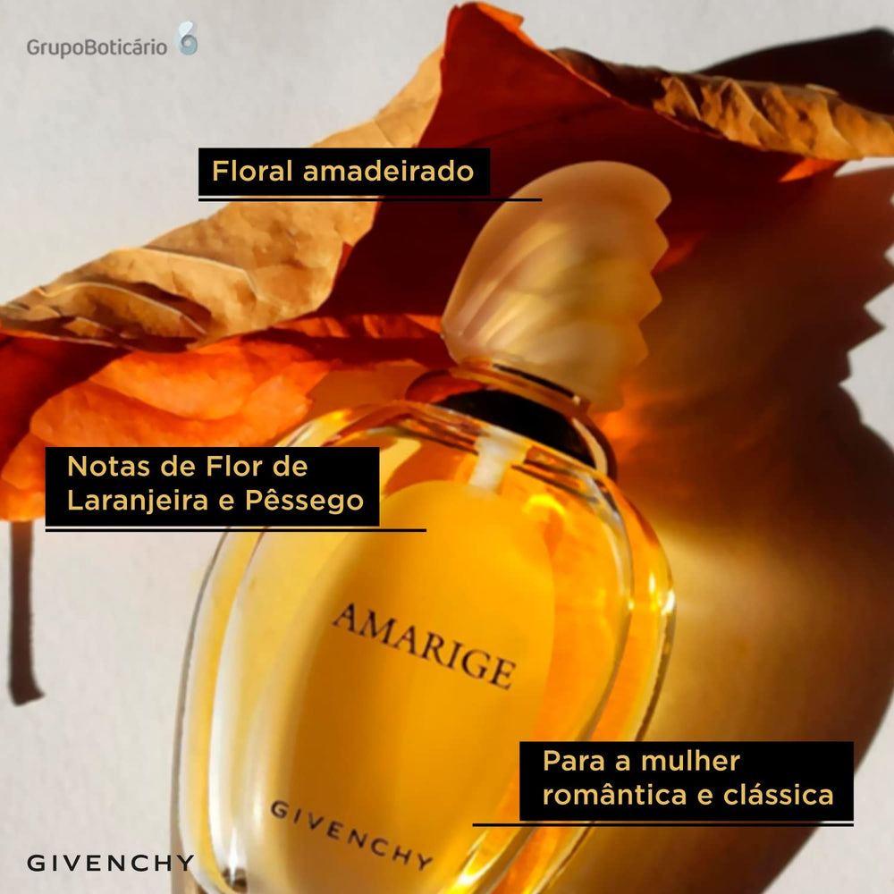 Givenchy Amarige packaging box indicating premium presentation