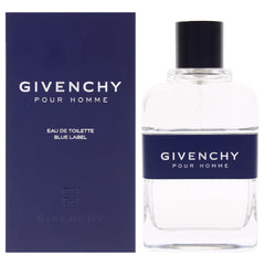 Givenchy Blue Label bottle-front view for an elegant evening fragrance.