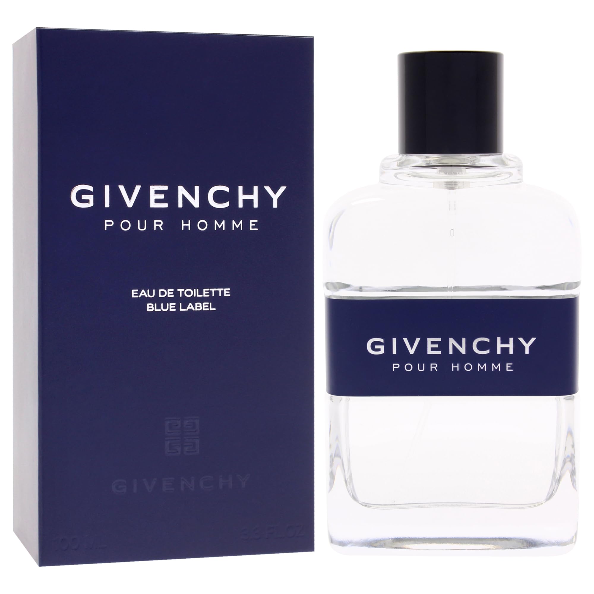 Givenchy Blue Label bottle-on-surface ready for upscale gifting.
