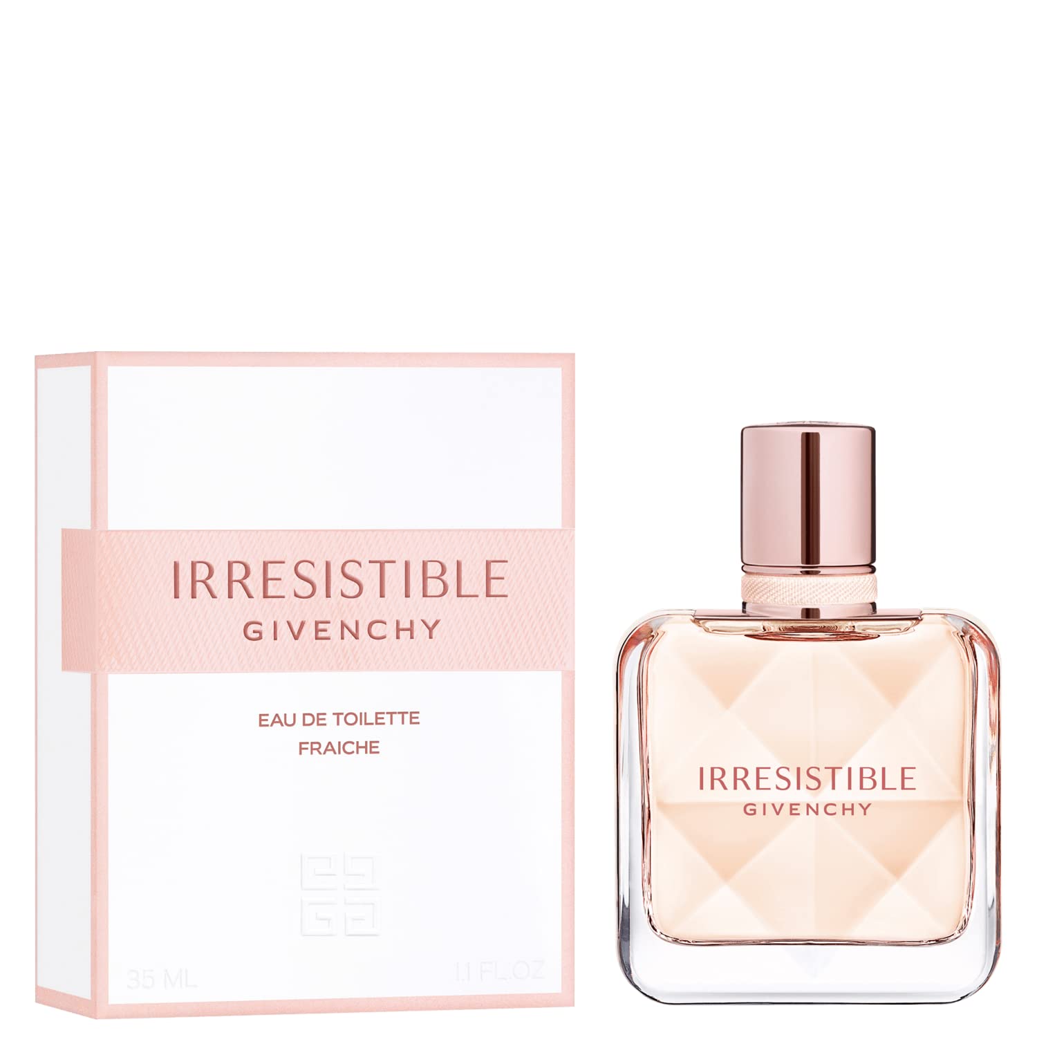 Givenchy Irresistible pear top-note close-up evokes fresh, inviting start