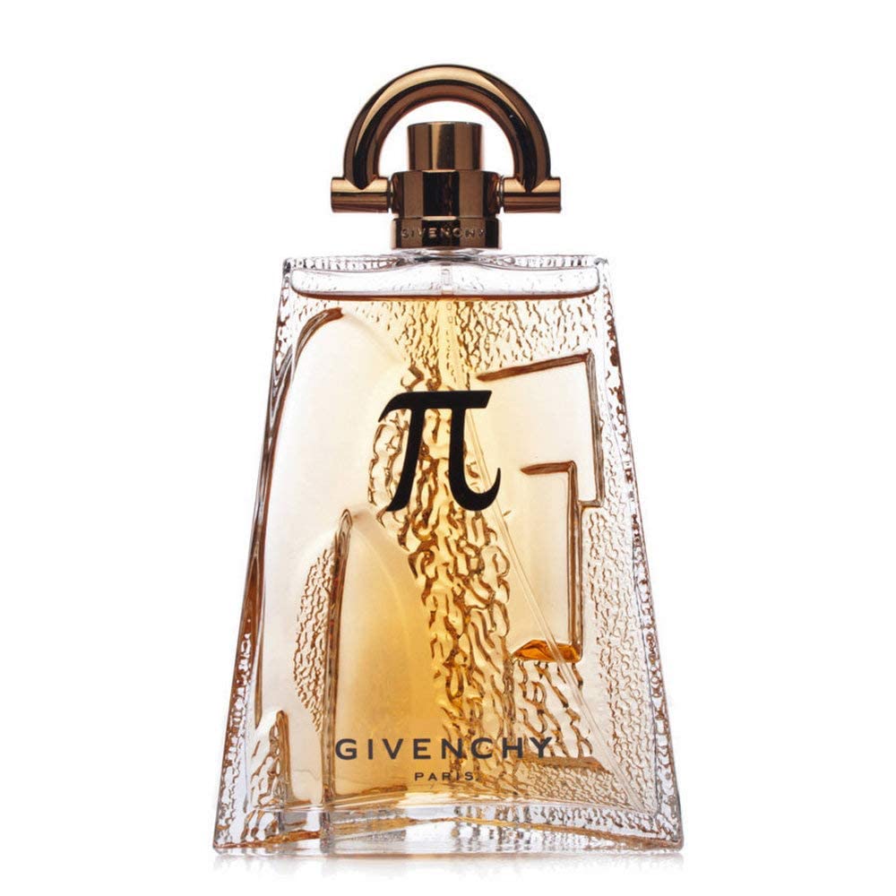 Givenchy Pi Cologne back label view, travel-ready sample-friendly packaging.