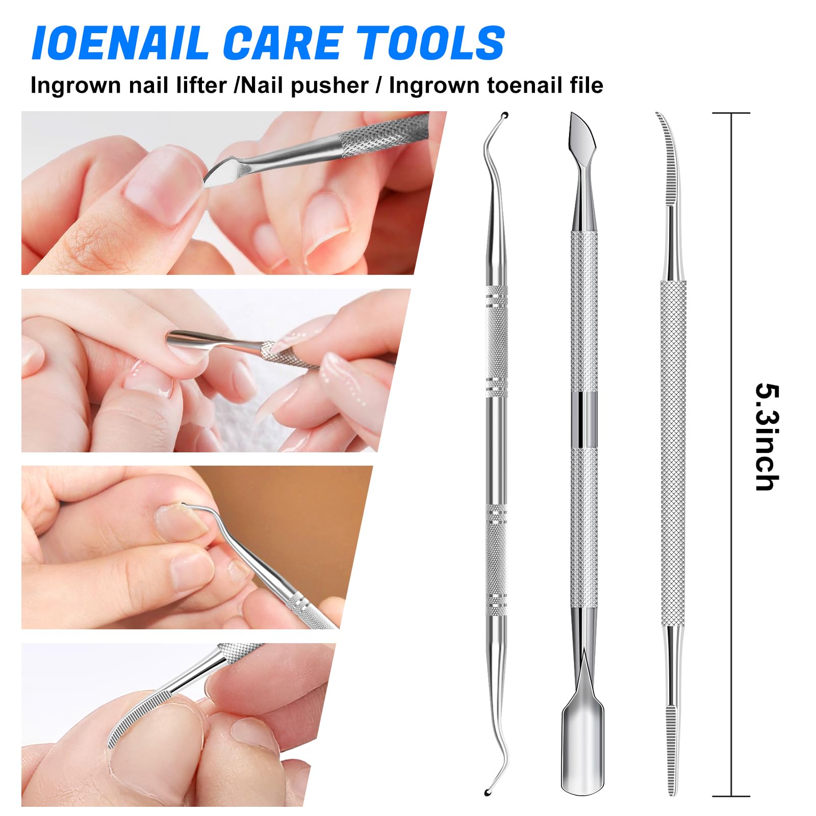 GJNL six piece gift box demonstrates a versatile nail care kit