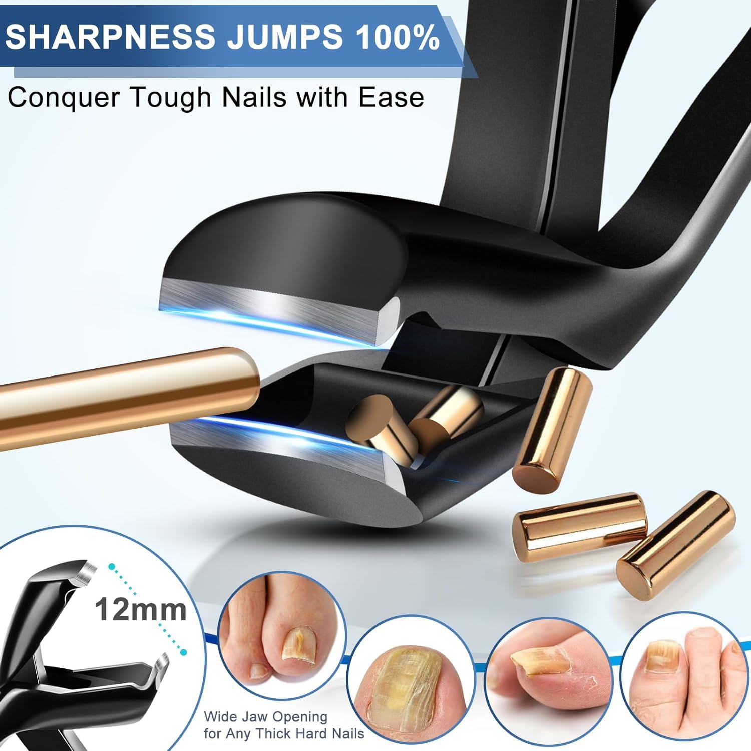 GJNL nail clipper catcher contains clippings for a cleaner space.