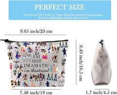 GJTIM bag pattern detail shows durable canvas with marble finish and theatrical flair