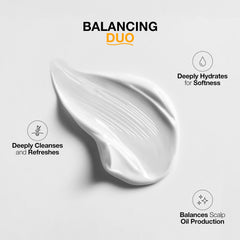 GK HAIR Balancing Shampoo lather delivers a clean, refreshing wash with balanced cleansing.