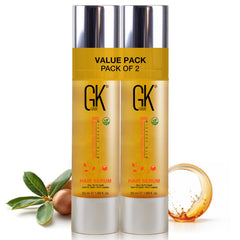 GK HAIR oil frizz bottle: lightweight hydration for smoother strands.