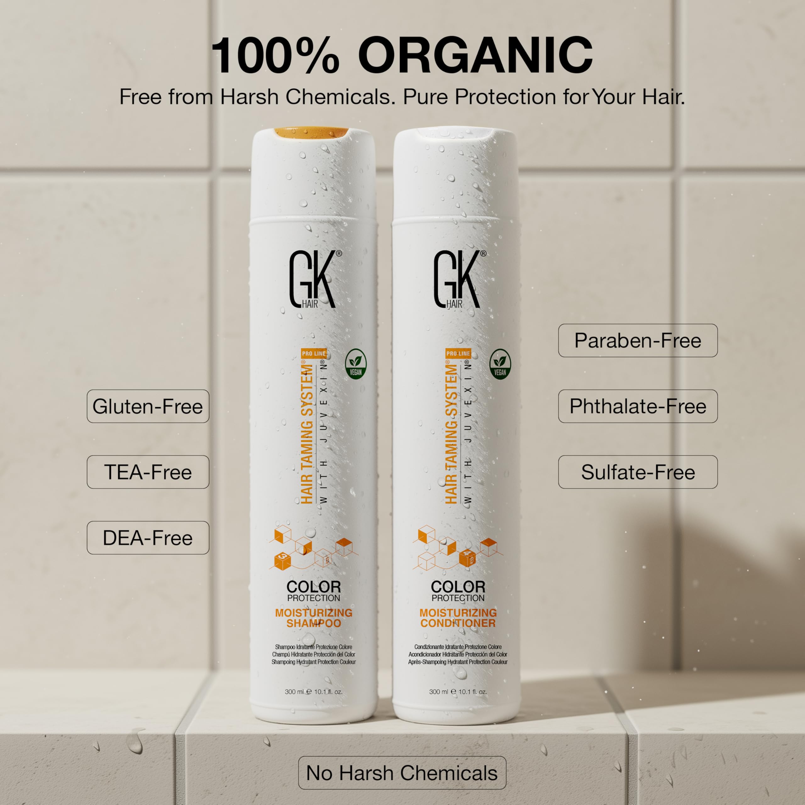 GK HAIR aloe vera leaf close-up signals hydrating ingredients