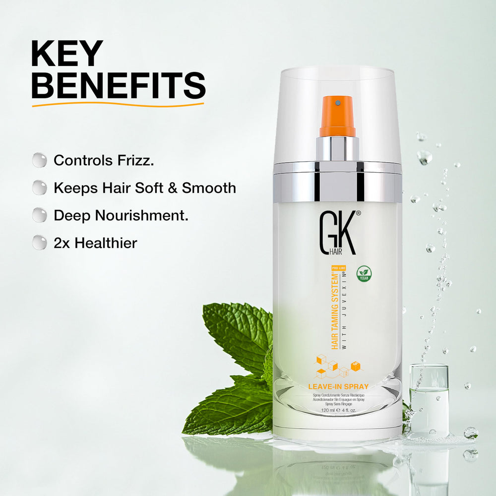 GK HAIR Before-swim spray helps lock in moisture during water exposure