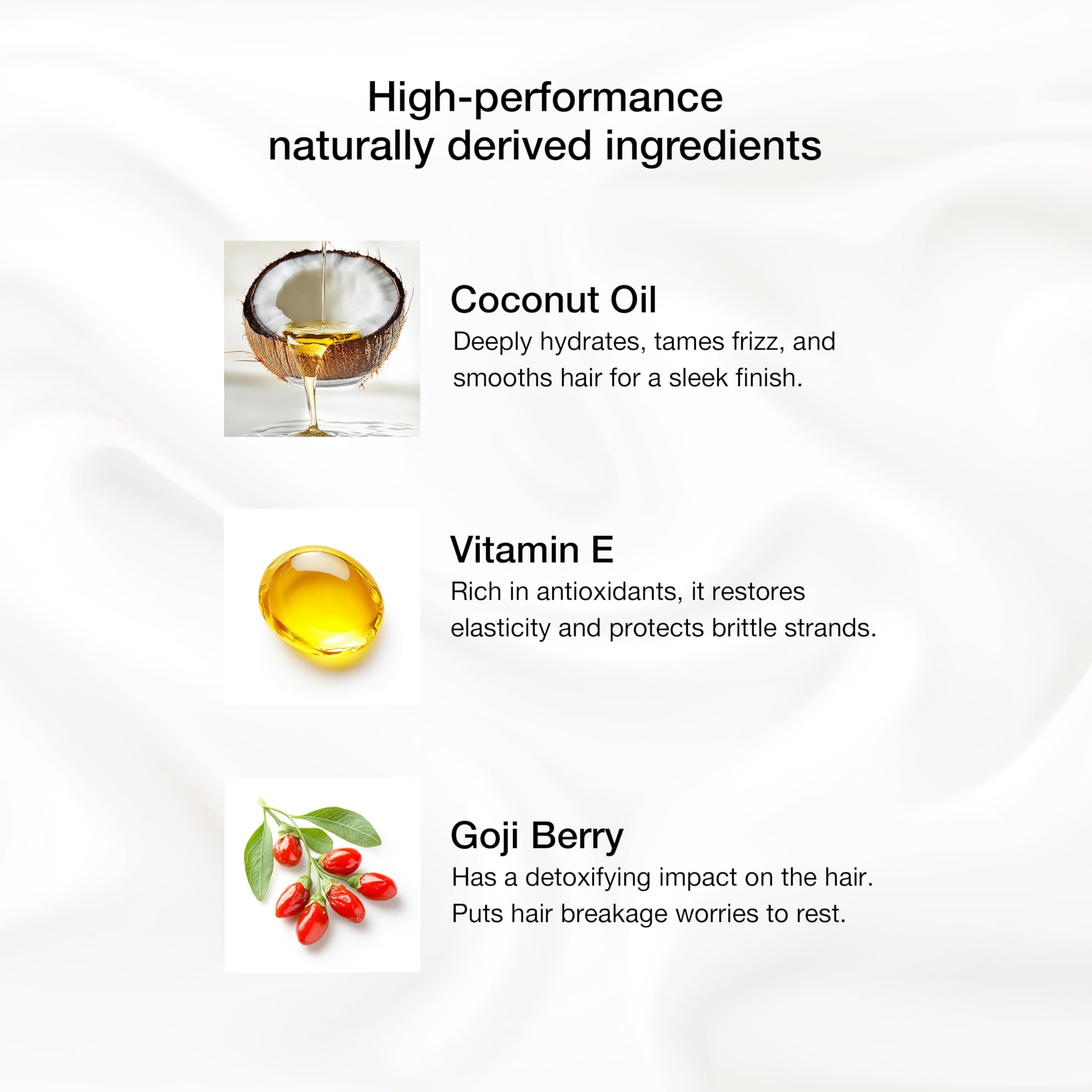 GK Hair COCO smoothing close-up demonstrates frizz control in humidity