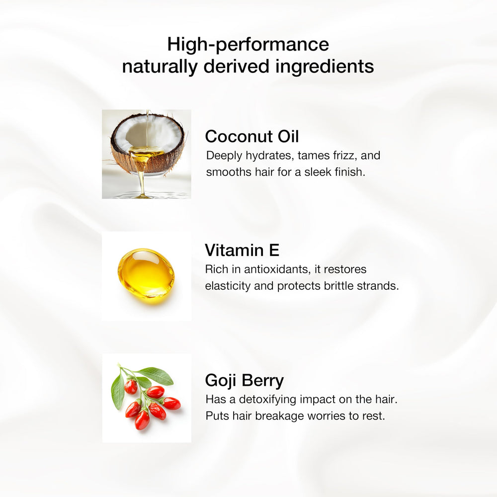 GK Hair COCO smoothing close-up demonstrates frizz control in humidity