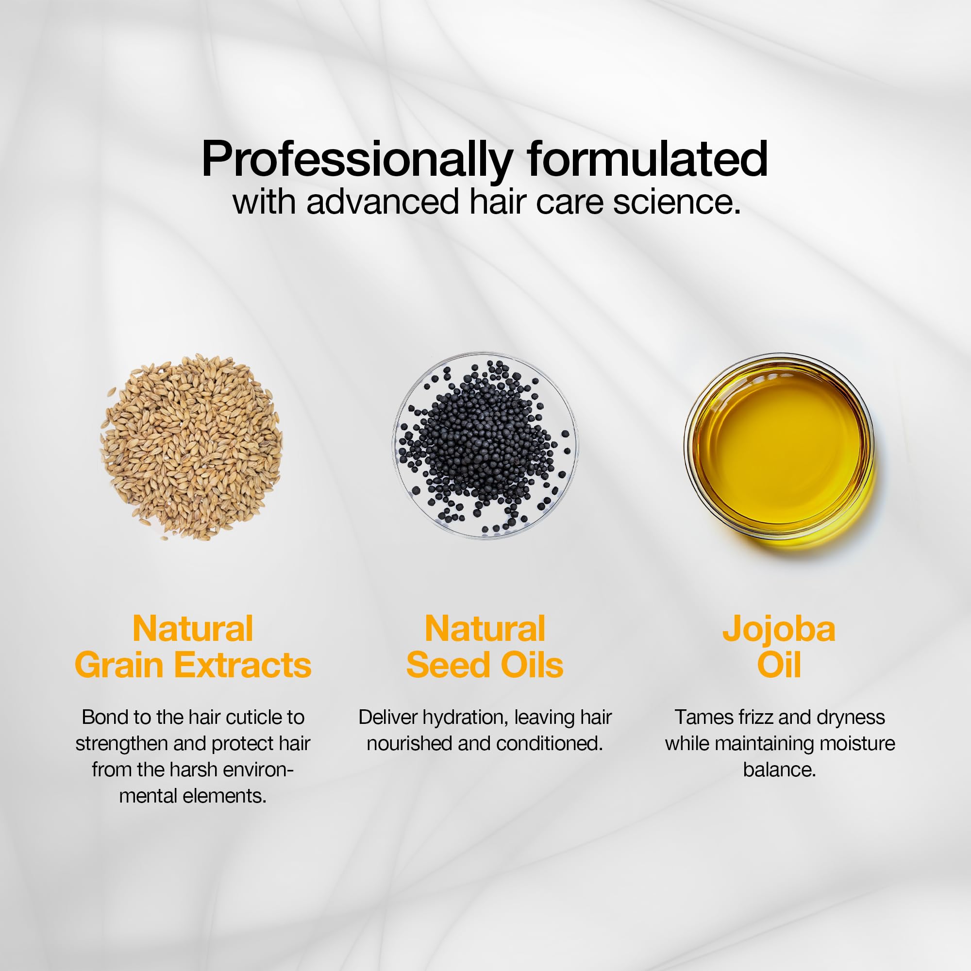 GK HAIR Cruelty-free sustainability badge visuals