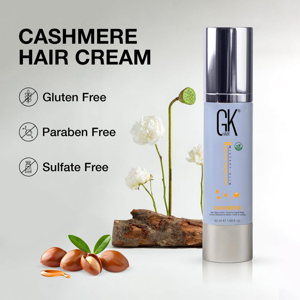 GK HAIR daily-use routine setup showing seamless styling potential.
