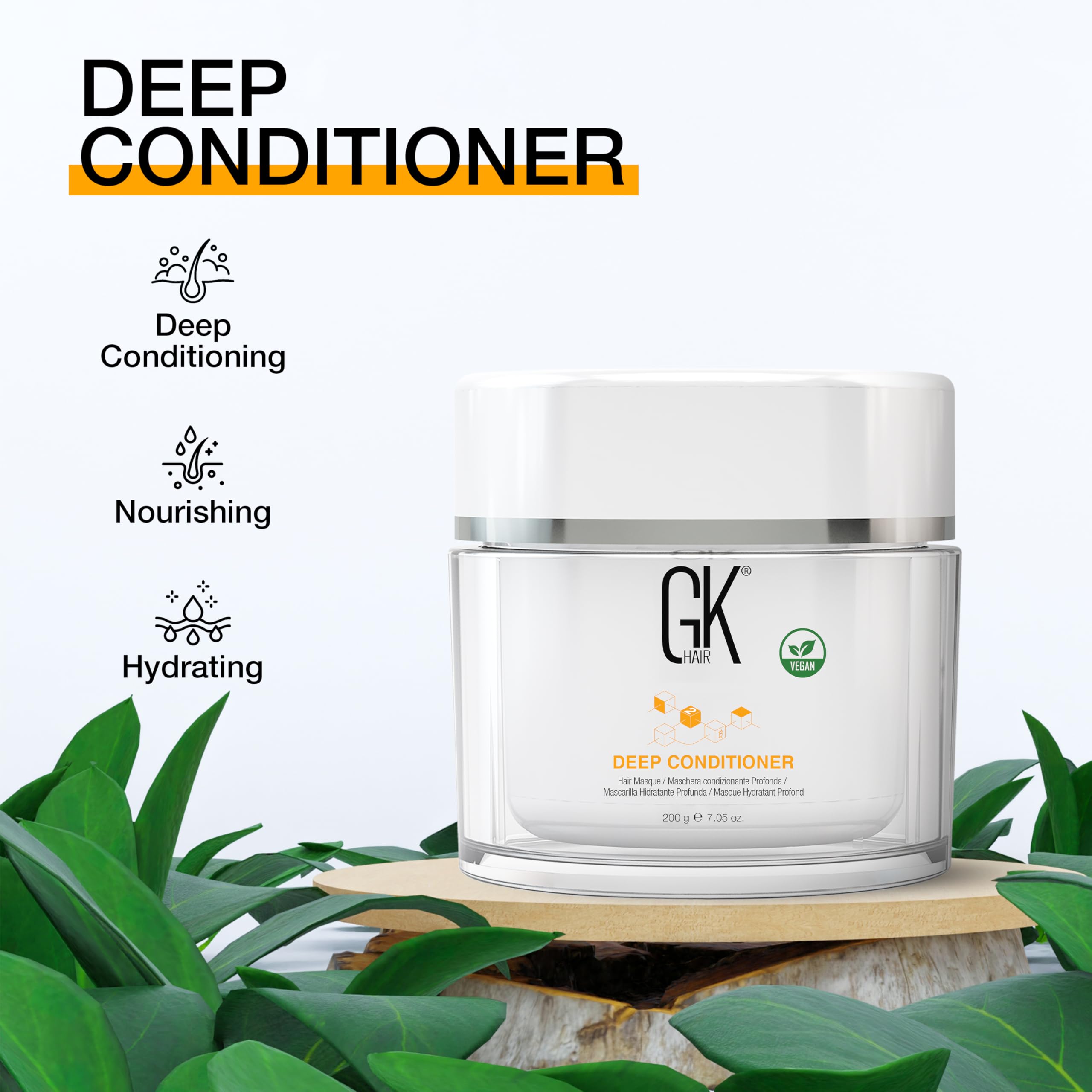GK HAIR Global Keratin Deep Conditioner Masque rich creamy texture image