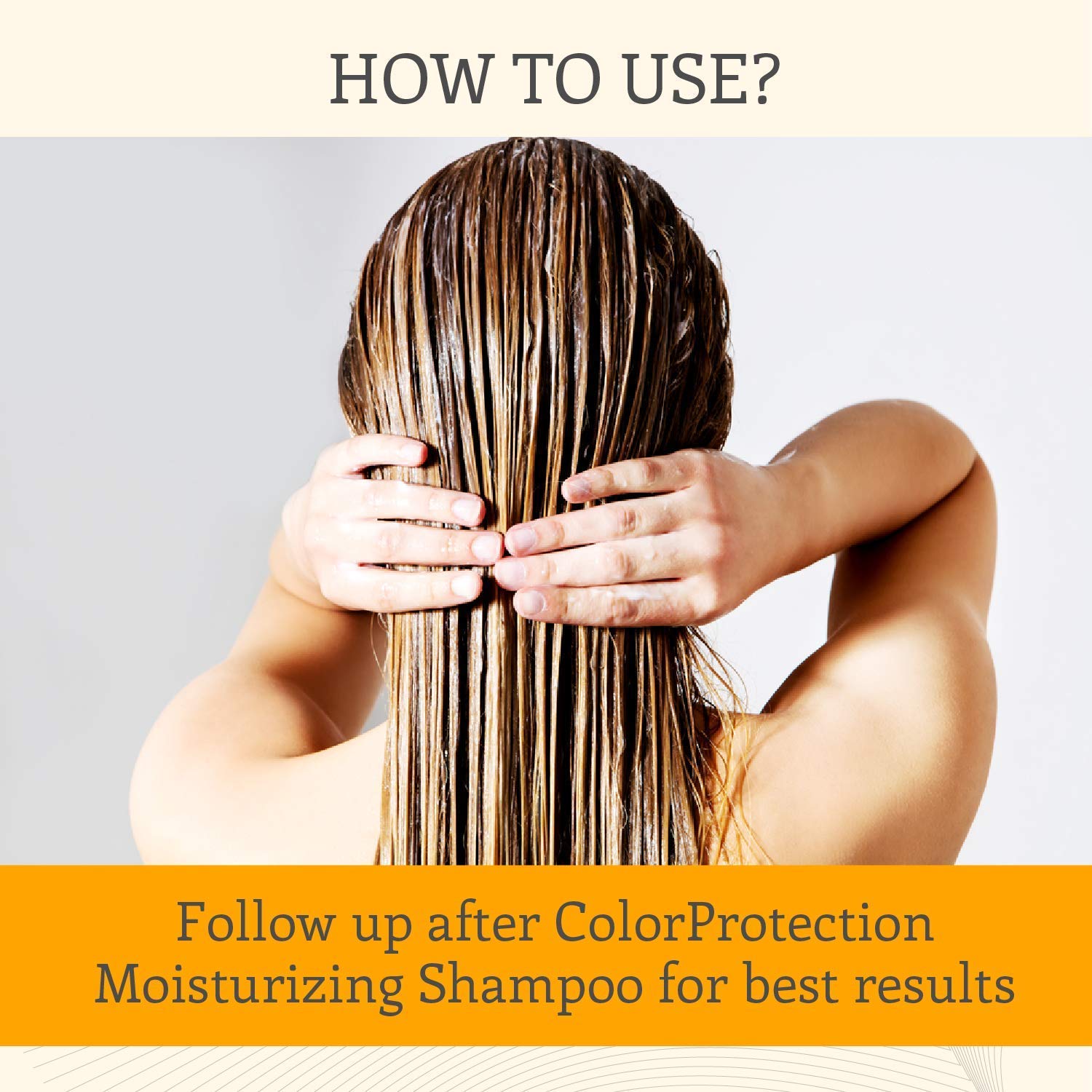 Hair strands appear healthier with reduced frizz after GK HAIR conditioner