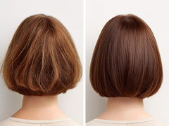 GK HAIR natural organic ingredients label highlighting plant-based nourishment
