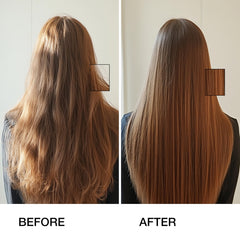 GK HAIR ThermalStyleHer drying-hair-session shows heat protection during styling