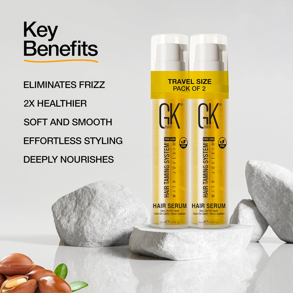 GK HAIR travel size hair oil ends smoothing to seal split ends effect