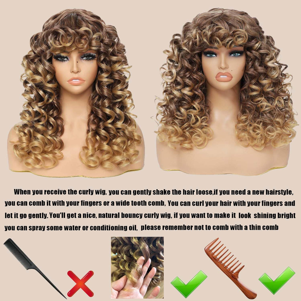 GKtineke wig for cosplay and daily use emphasizes dramatic texture and shine