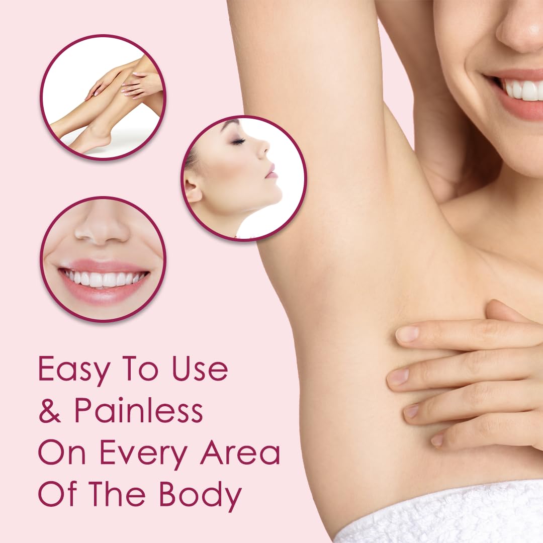 Glabrous Skin Epilator on legs showcases long-lasting smoothness and exfoliation