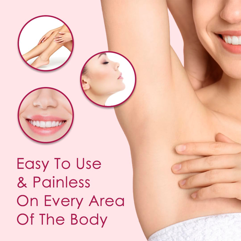 Glabrous Skin Epilator on legs showcases long-lasting smoothness and exfoliation