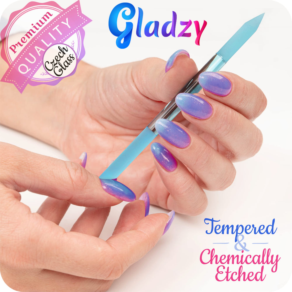 Gladzy double-sided glass files display robust construction and versatile filing options
