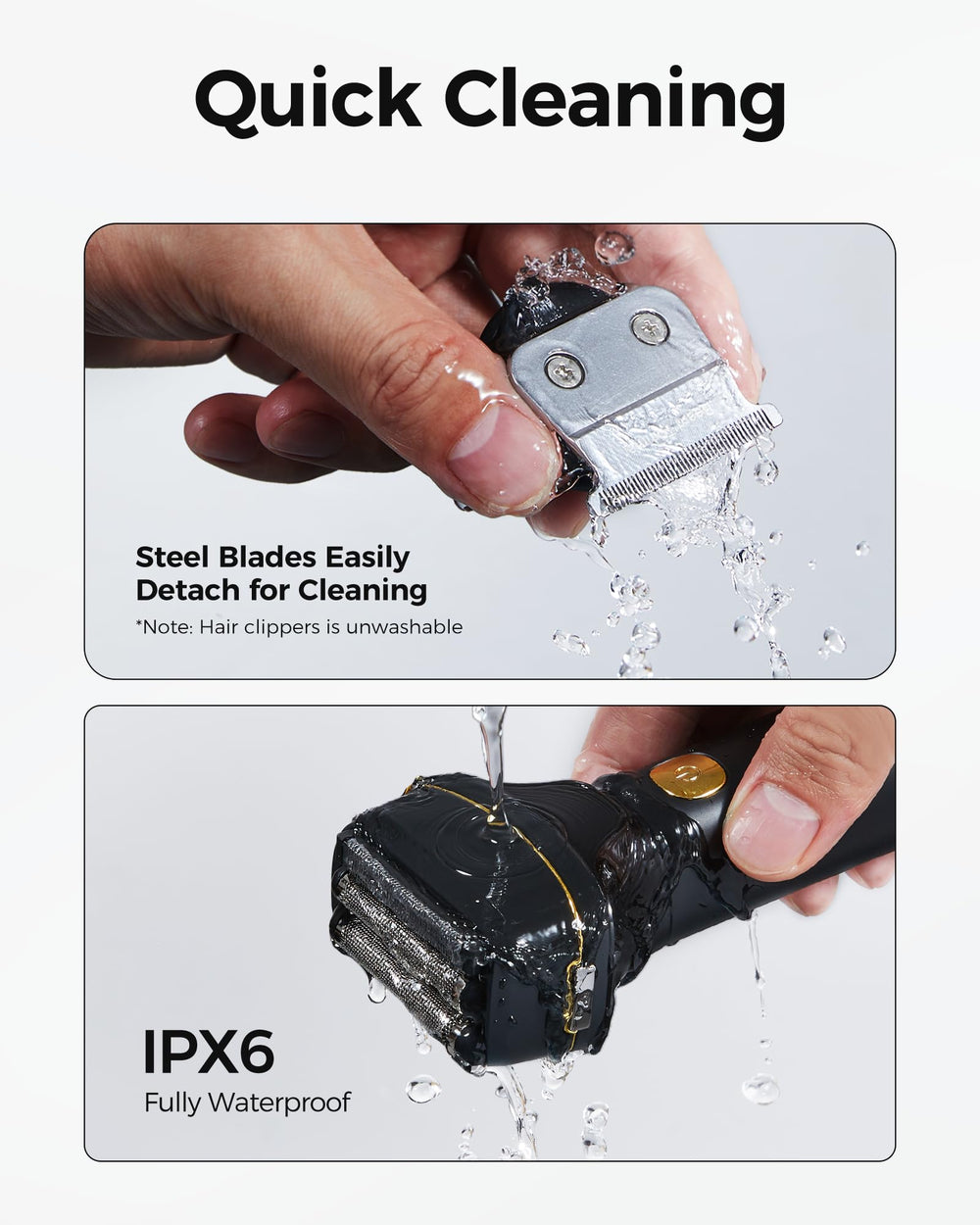 GLAKER all-in-one grooming kit for beard, body, and hair