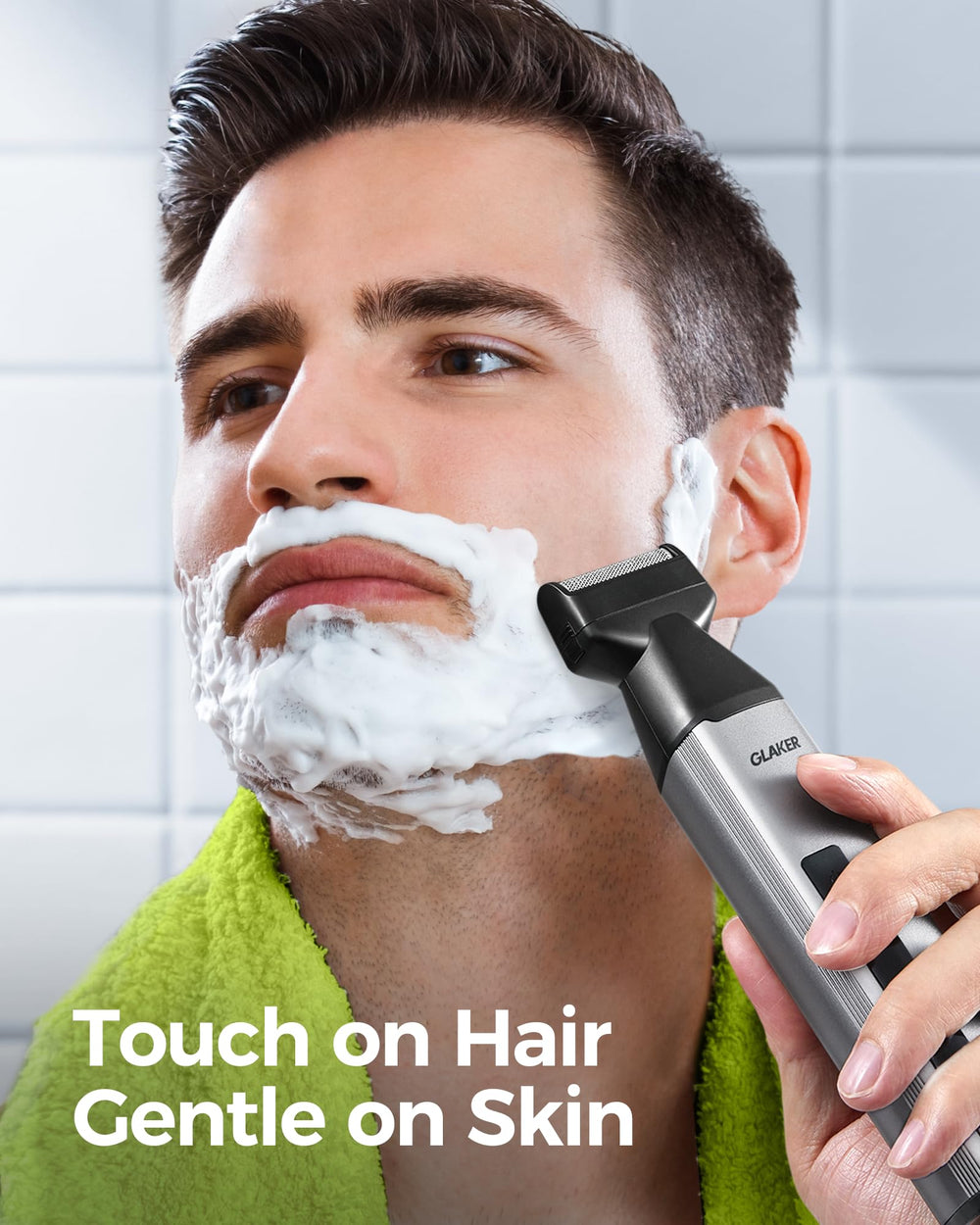 GLAKER Cordless runtime up to 150 minutes with LED display for awareness.