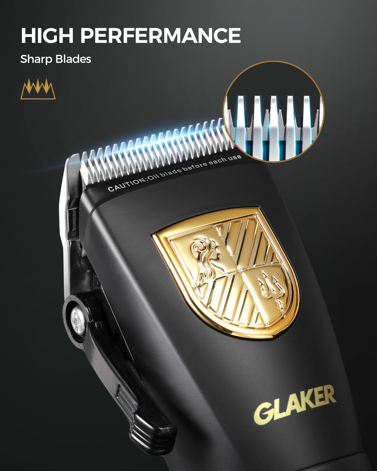 GLAKER detail trimmer with T-blade for precise edge work