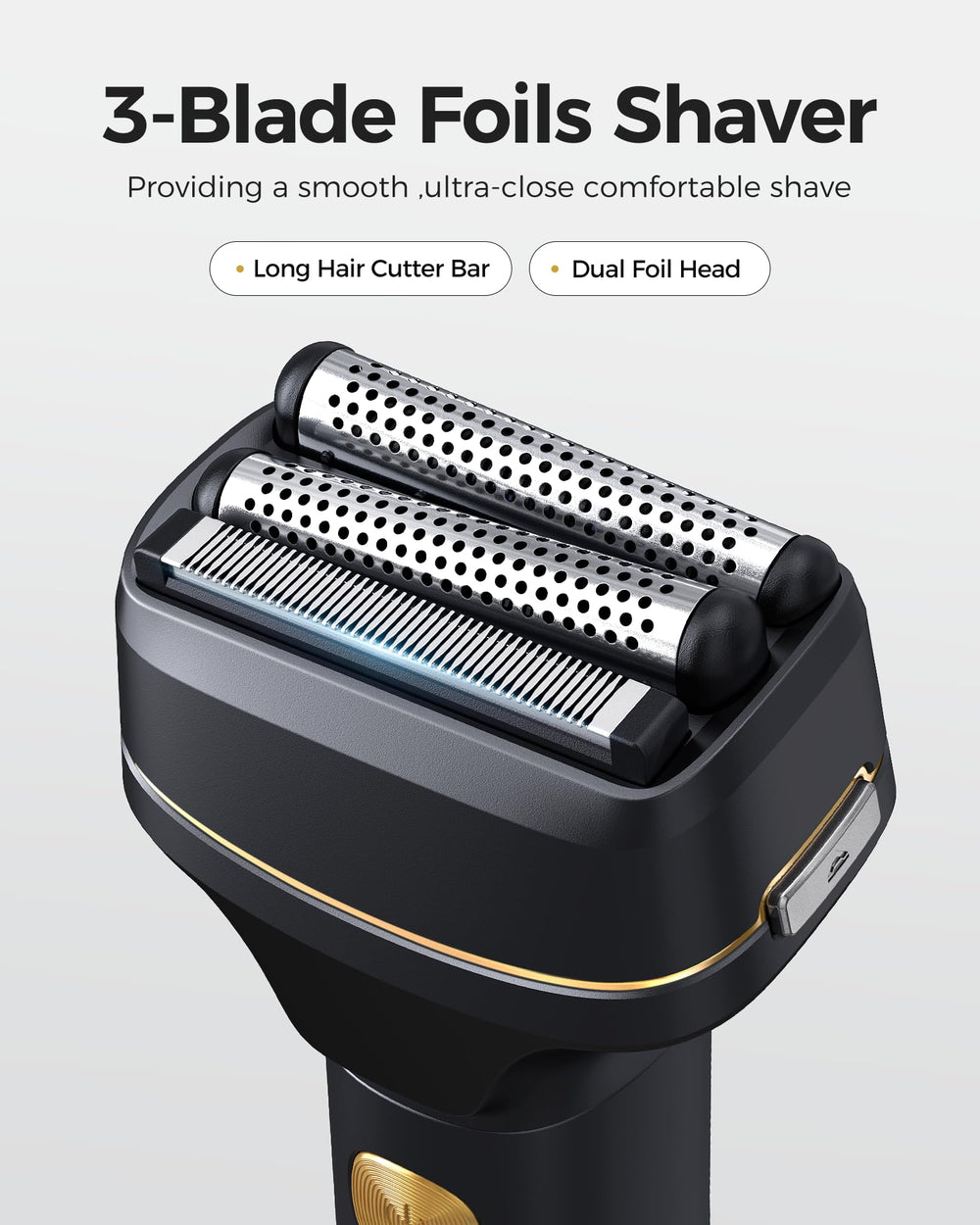 GLAKER USB-C charging provides long-lasting battery power
