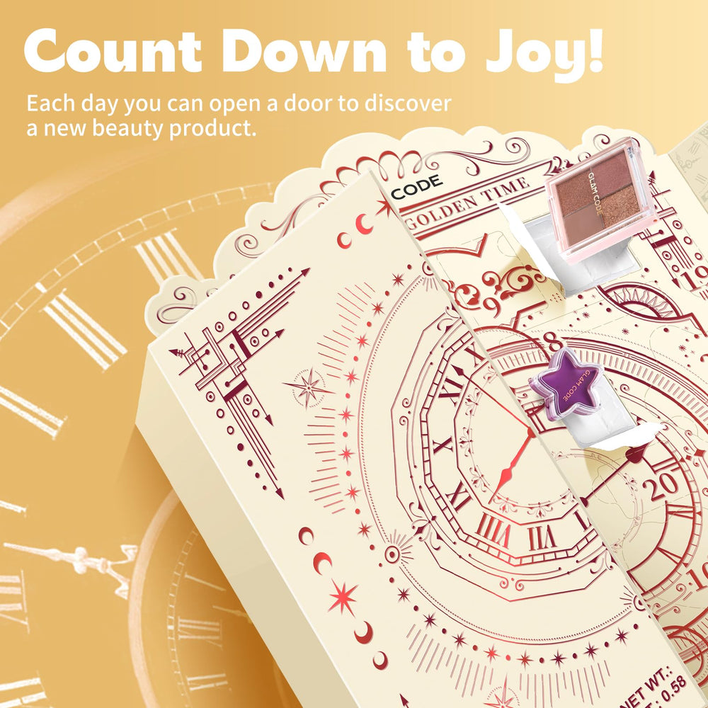 Glam Code Advent Calendar door opening day 1 reveals first beauty surprise for teens