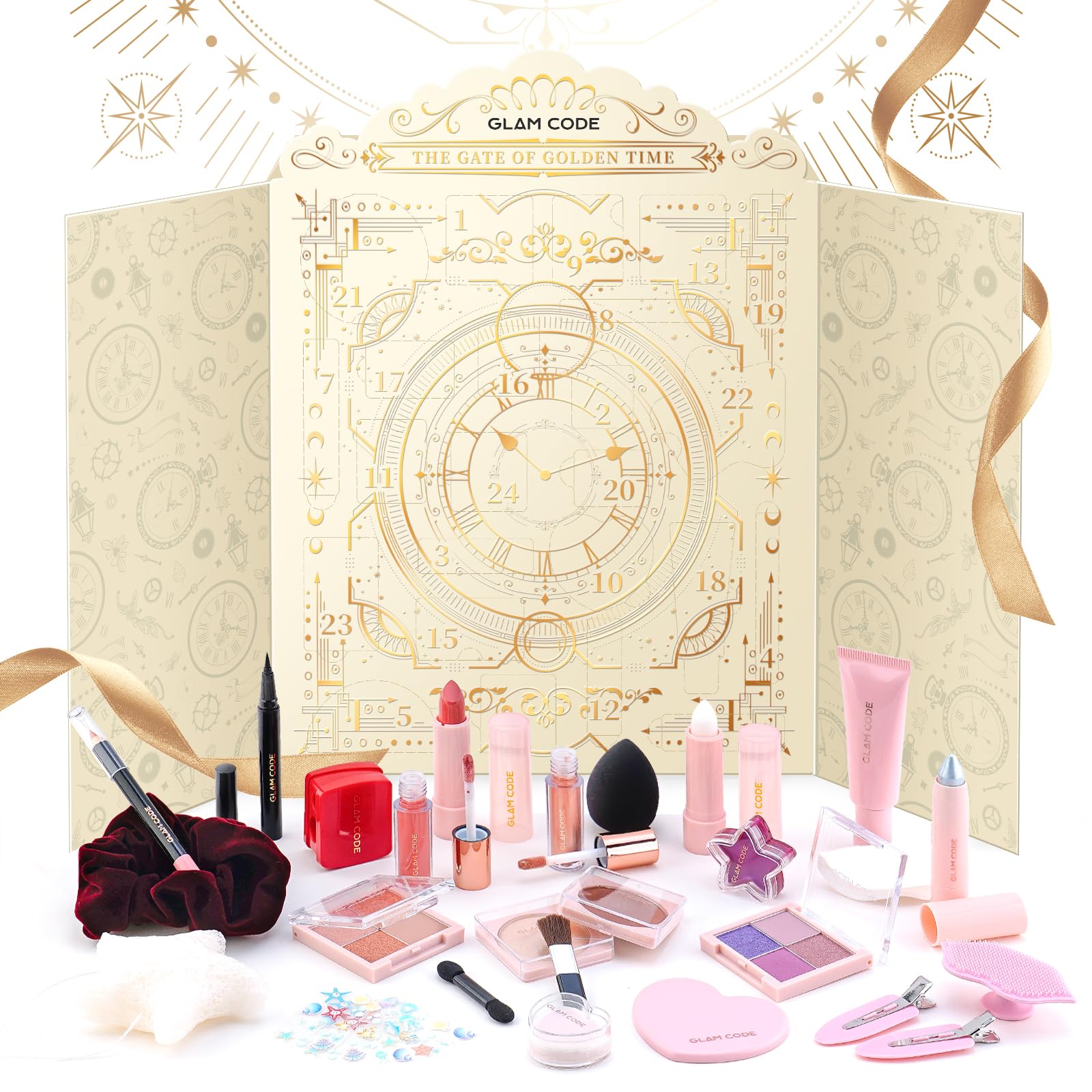 Glam Code Makeup Advent Calendar 2025 box cover, a gift-ready holiday surprise.