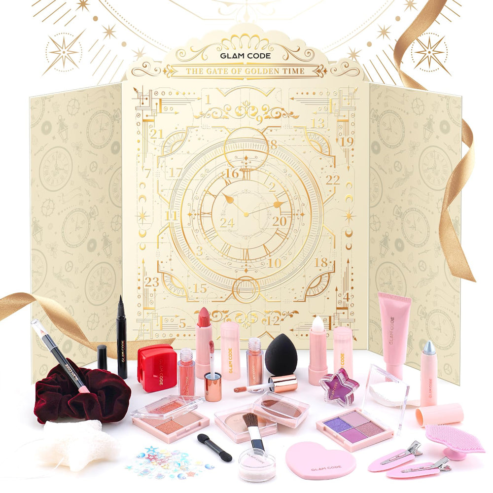 Glam Code Makeup Advent Calendar 2025 box cover, a gift-ready holiday surprise.