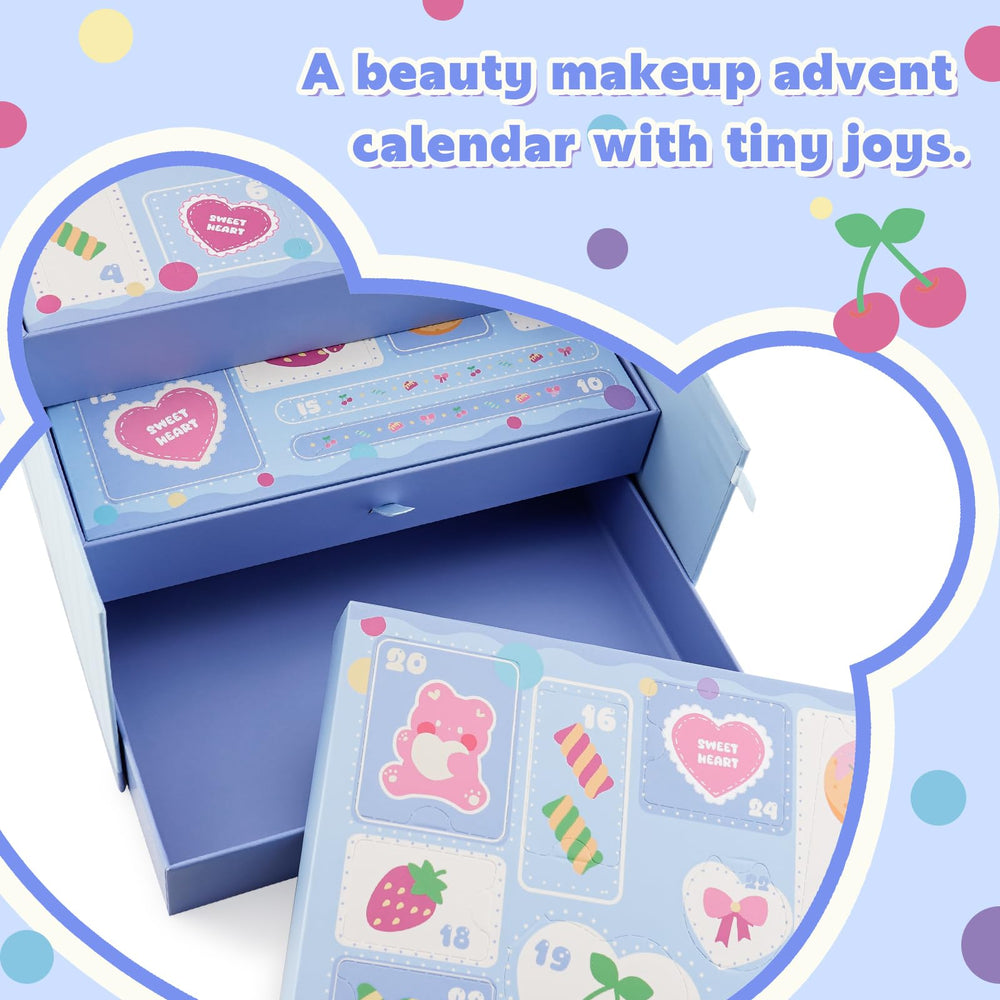 Glam Code reusable gift box with built-in mirror supports storage and routine.