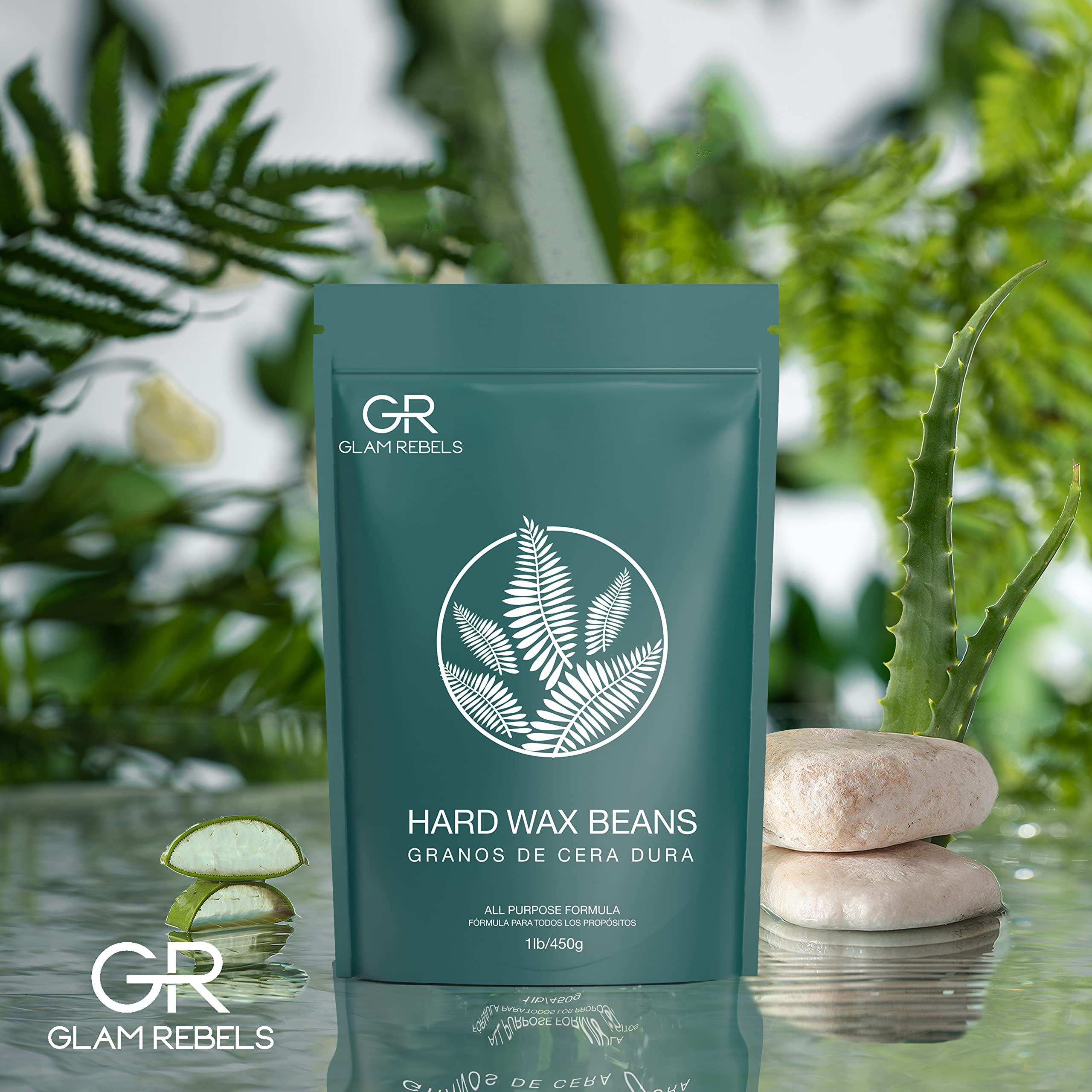 GLAM REBELS at-home waxing kit setup shows easy, mess-controlled preparation.