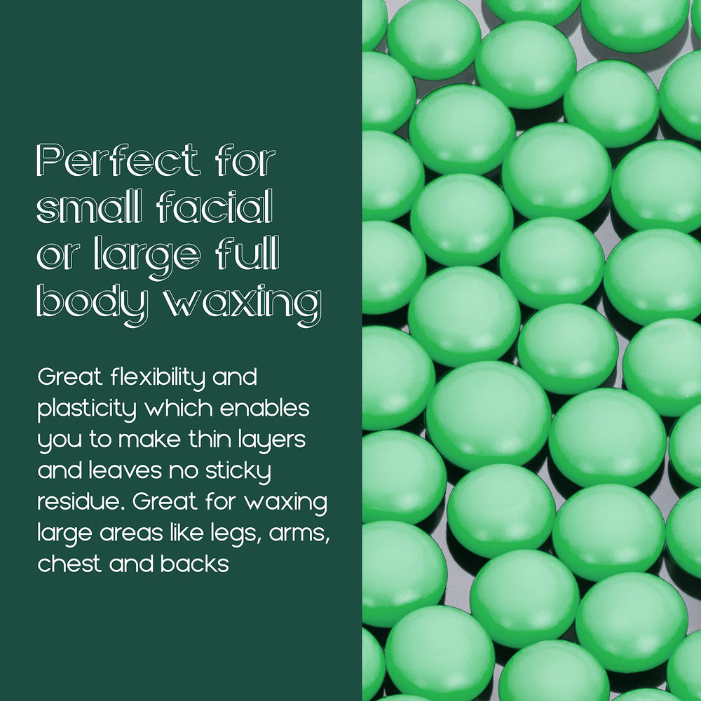 GLAM REBELS hard-wax beads ideal for legs with long-lasting smoothness.
