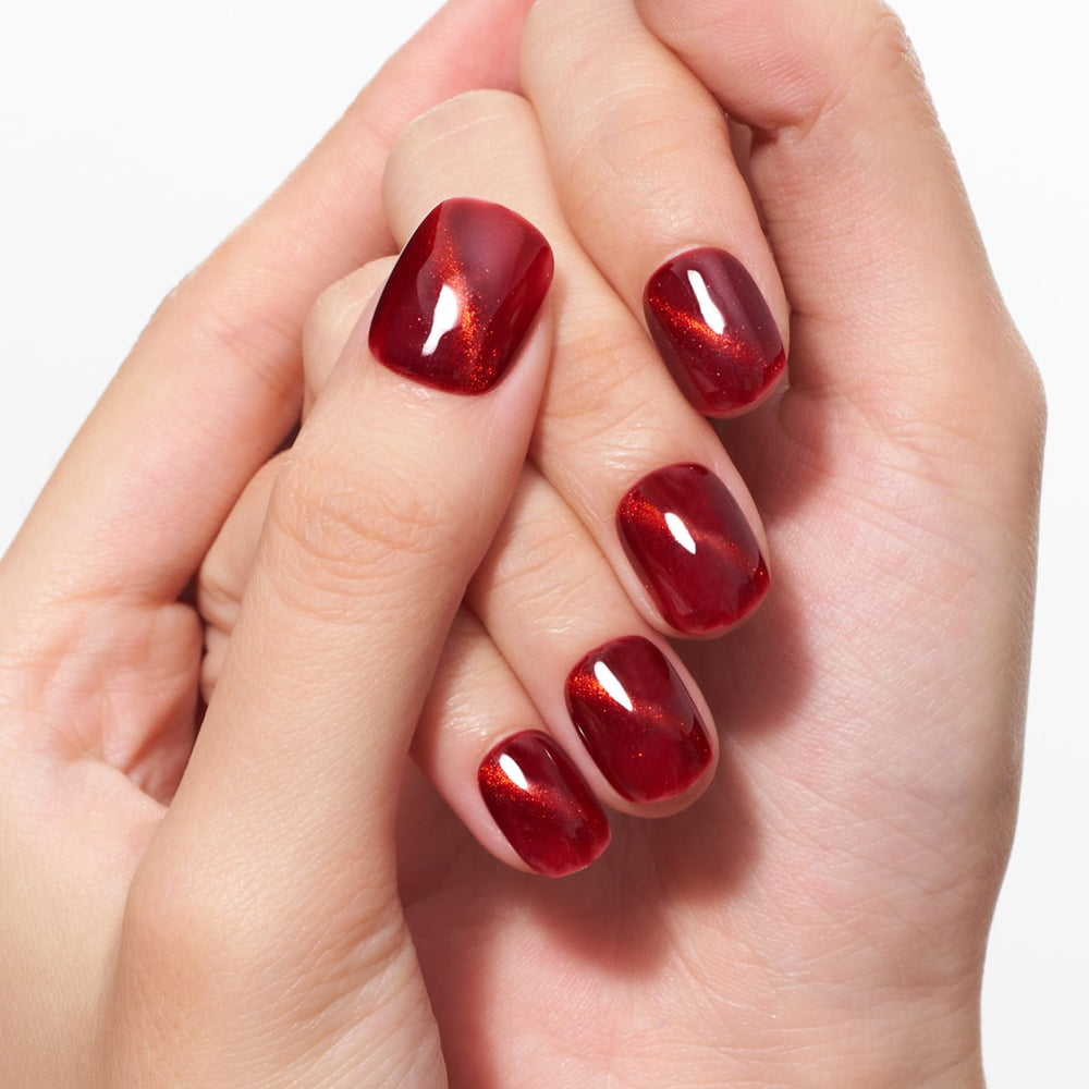 GLAMERMAID adhesive tabs in use for easy press-on application
