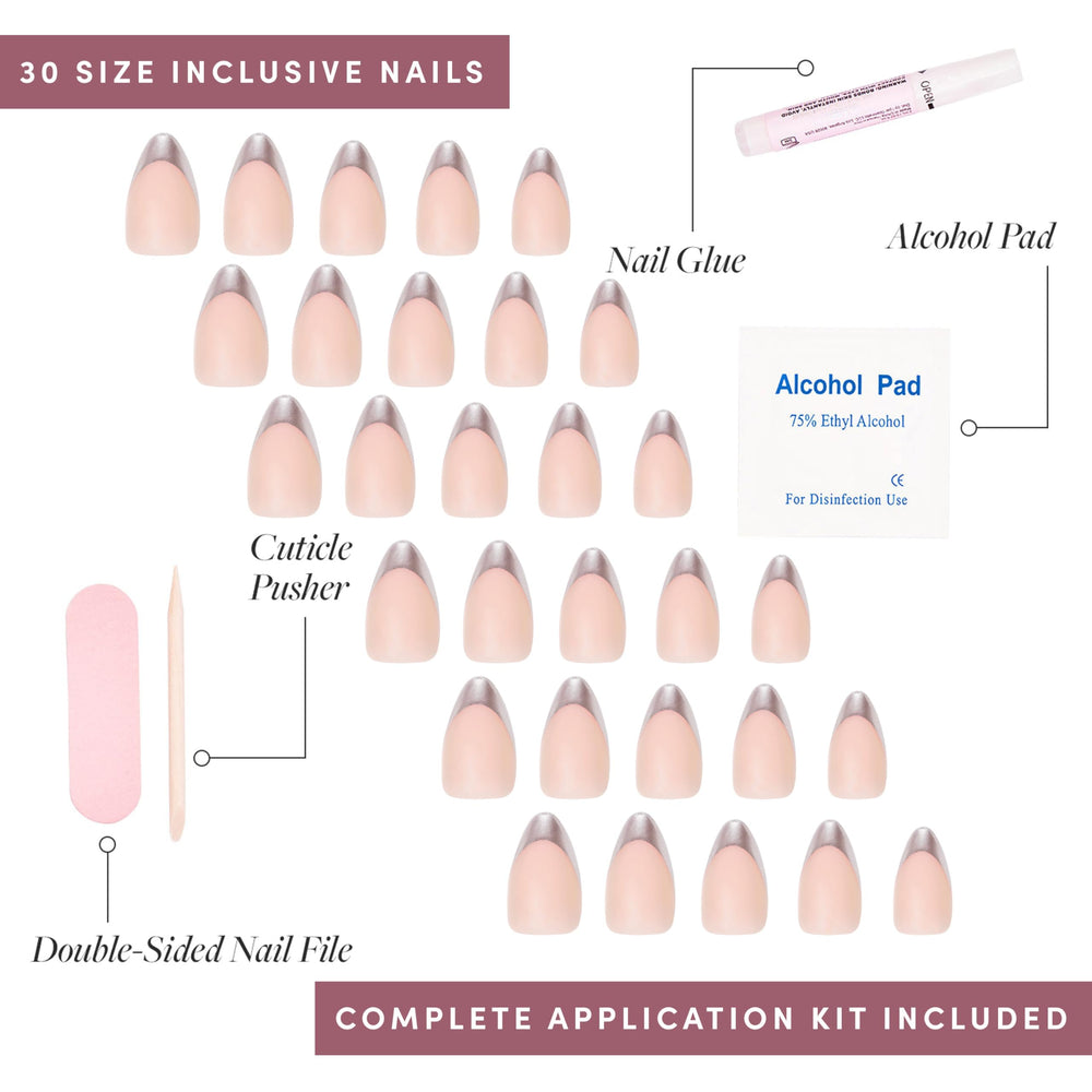 Glamnetic-30-nail-kit-15-sizes-storage-box keeps a precise fit and spare nails.