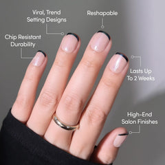 Glamnetic glue and file included for at-home salon-quality application.