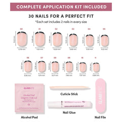 Easy removal after soaking preserves natural nails and reusable tips.