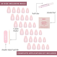 Glamnetic Heavenly nails storage box demonstrates organized kit and easy travel.