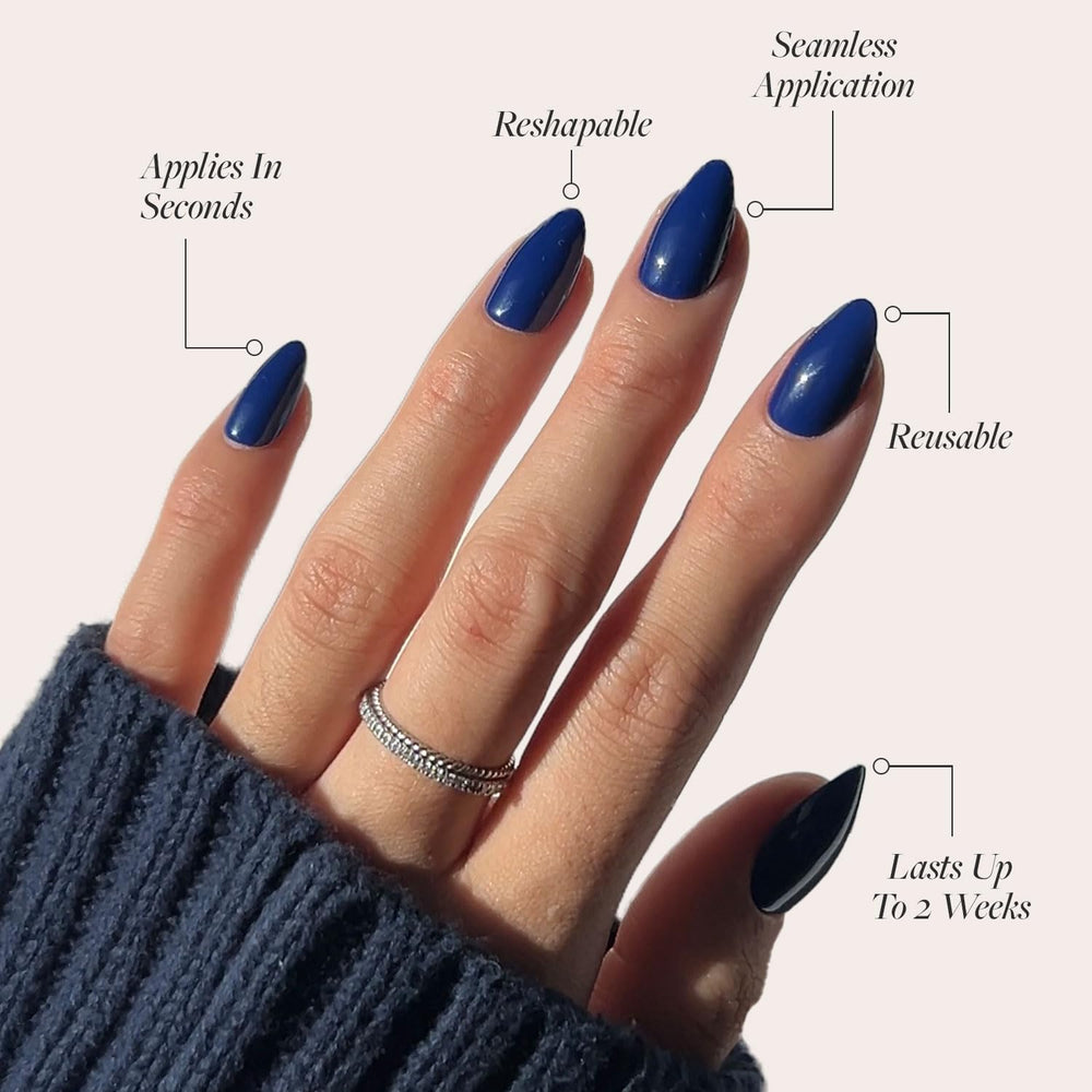 Glamnetic nails stored in the included storage box for easy organization